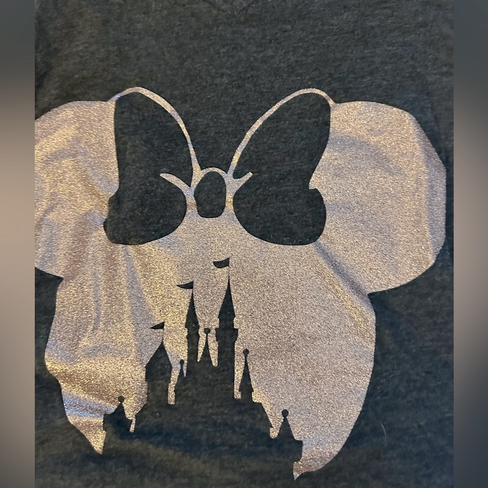 Disney Parks shirt with rose gold foil